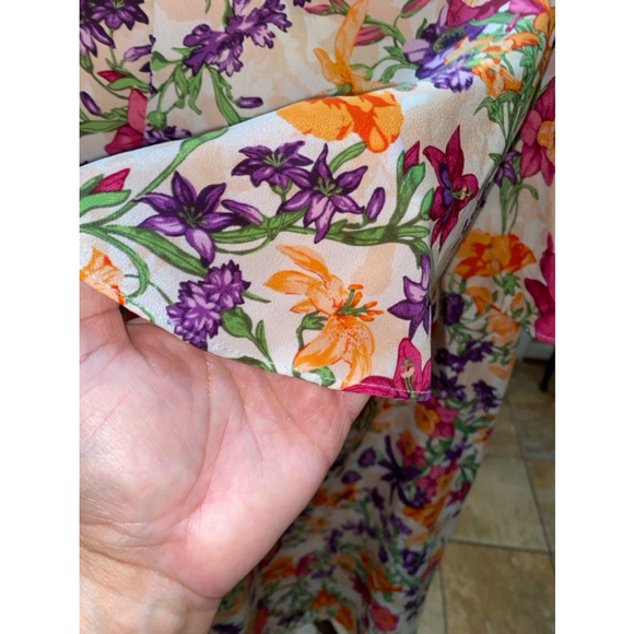 Women's BCBG Generation Floral Dress - Size L - Picture 4 of 6